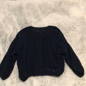 Navy sweater